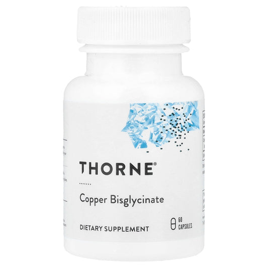 Thorne, Copper Bisglycinate, 60 Capsules (2 mg per Capsule)