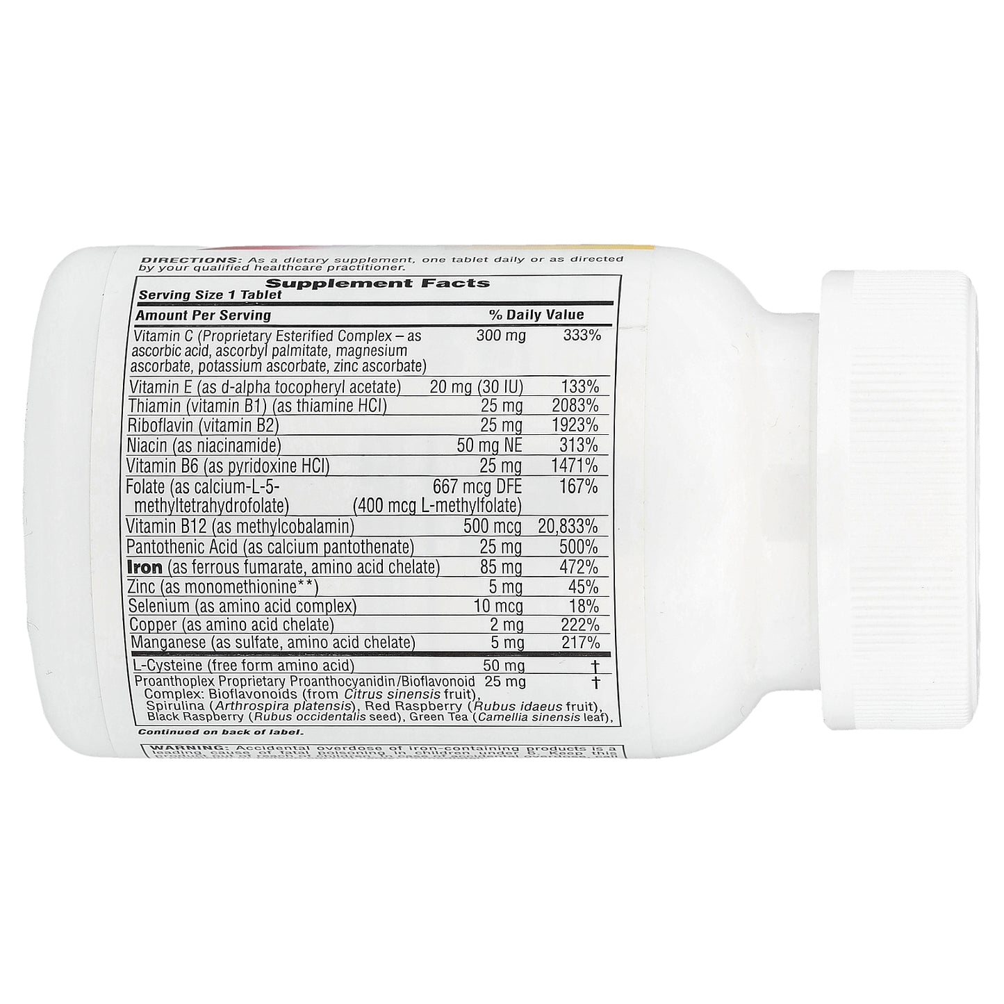 NaturesPlus, Hema-Plex®, Iron with Essential Nutrients for Healthy Red Blood Cells, 30 Slow Release Tablets