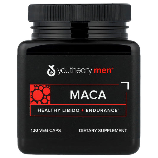 Youtheory, Men®, Maca, 120 Veg Caps (500 mg per Capsule)