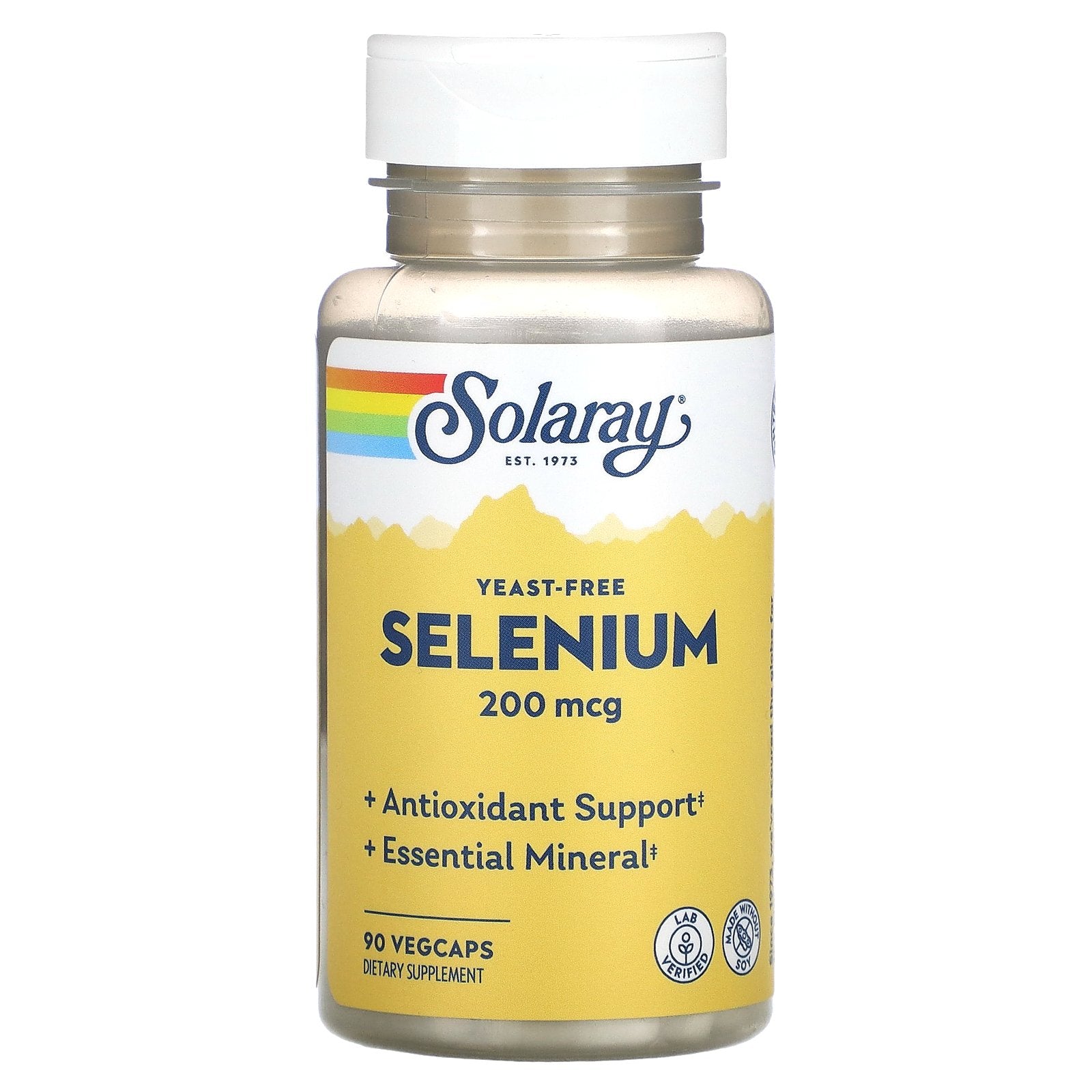 Solaray, Selenium, 200 mcg, 90 VegCaps