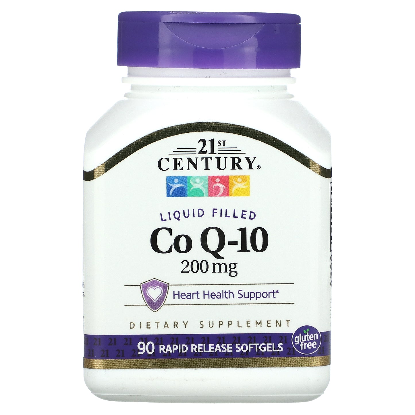21st Century, Liquid Filled CoQ-10, 200 mg, 90 Rapid Release Softgels