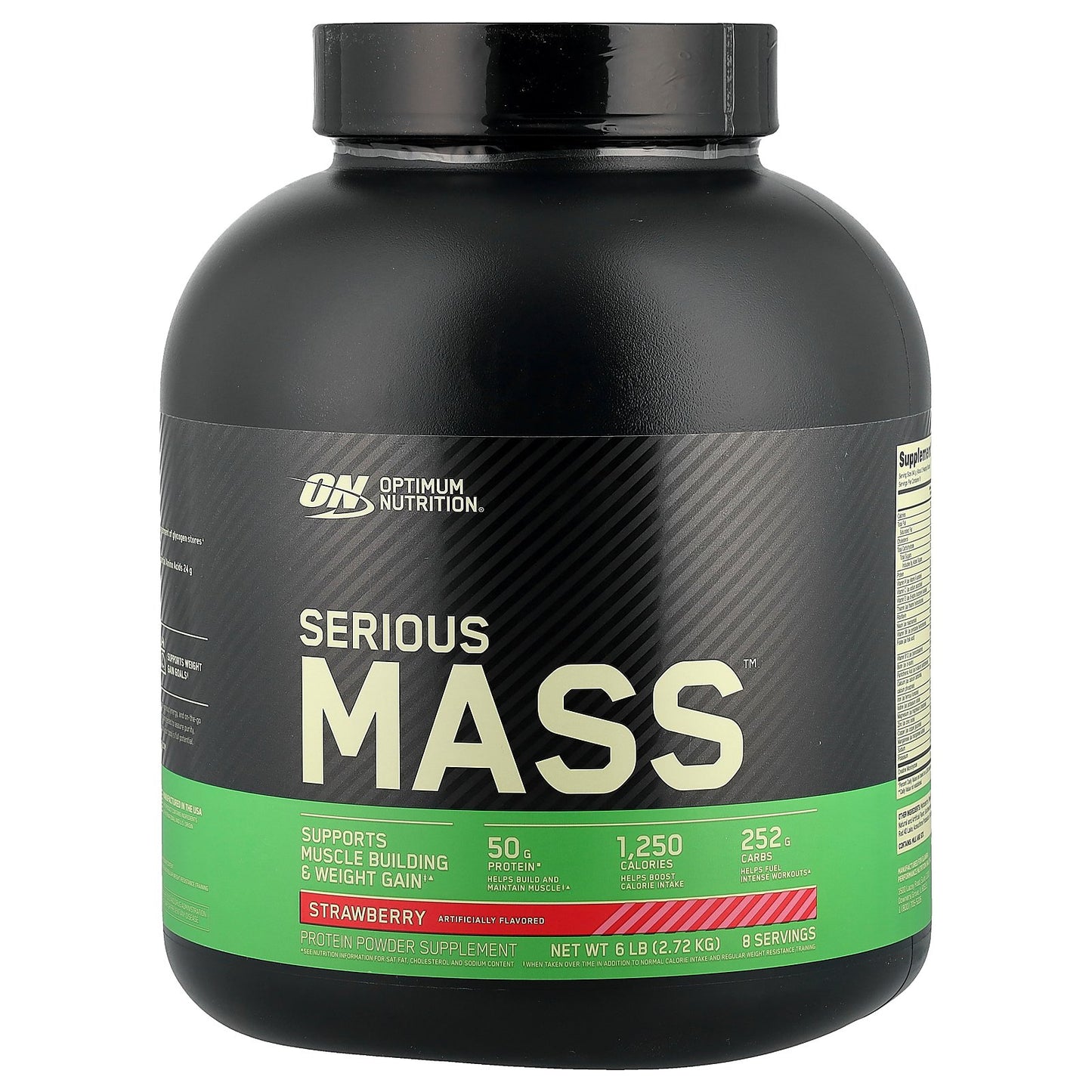 Optimum Nutrition, Serious Mass™, Strawberry, 6 lb (2.72 kg)