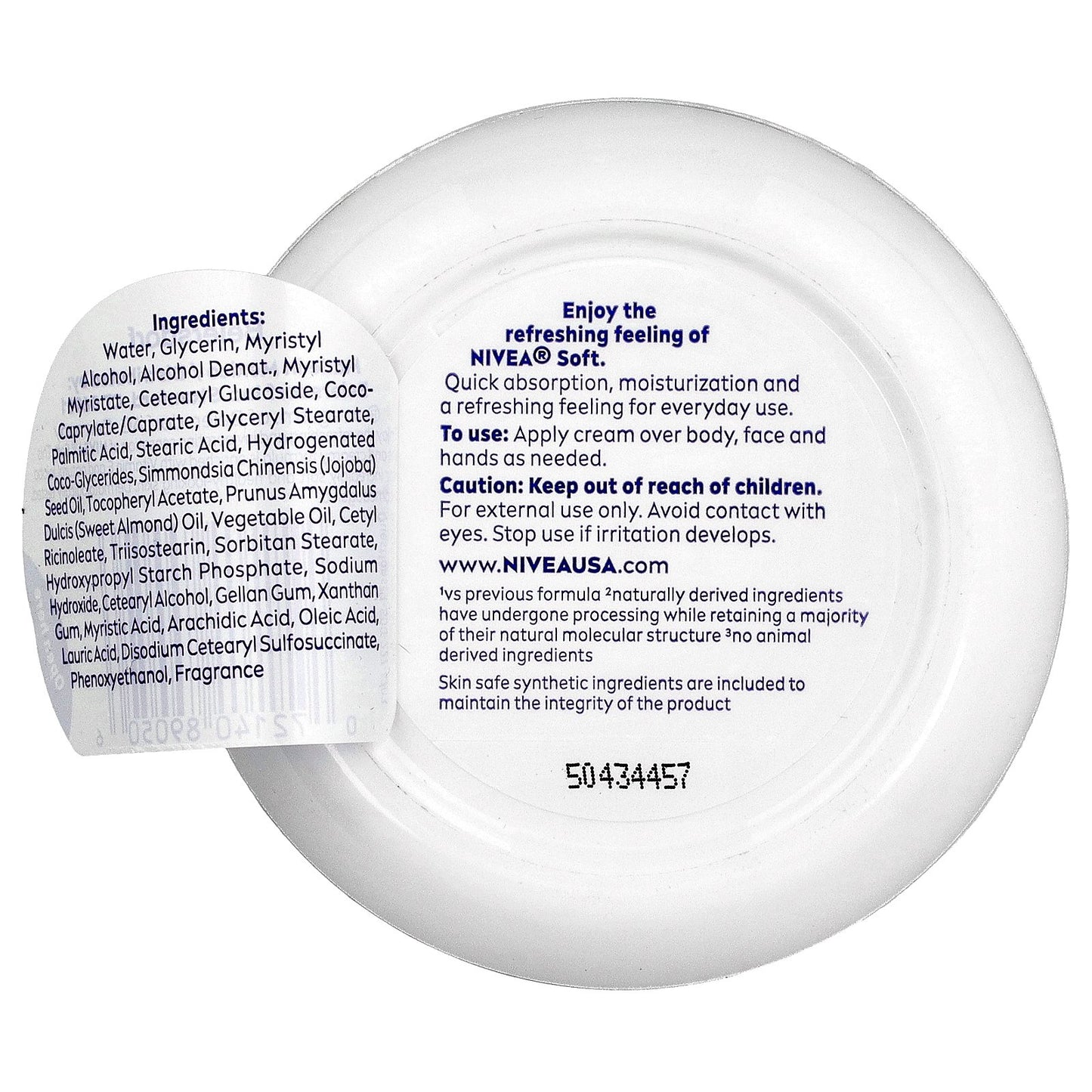 Nivea, Soft, Refreshing Soft Moisturizing Cream, 6.8 oz (192 g)