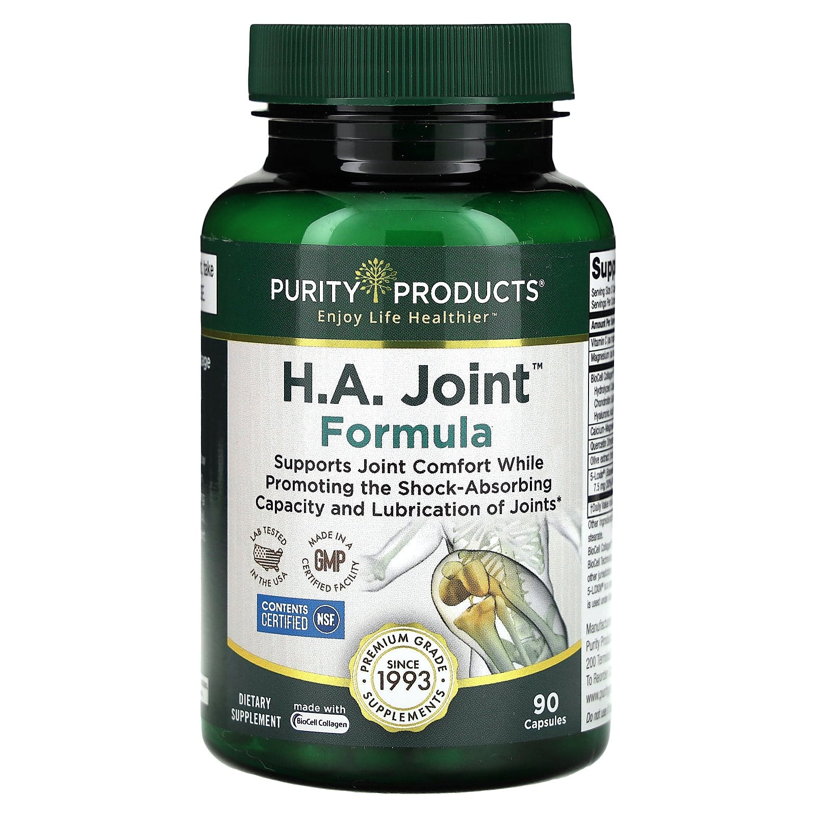 Purity Products, H.A. Joint Formula, 90 Capsules