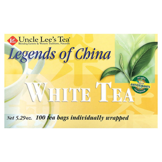 Uncle Lee's Tea, Legends of China, White Tea, 100 Tea Bags, 5.29 oz (150 g)