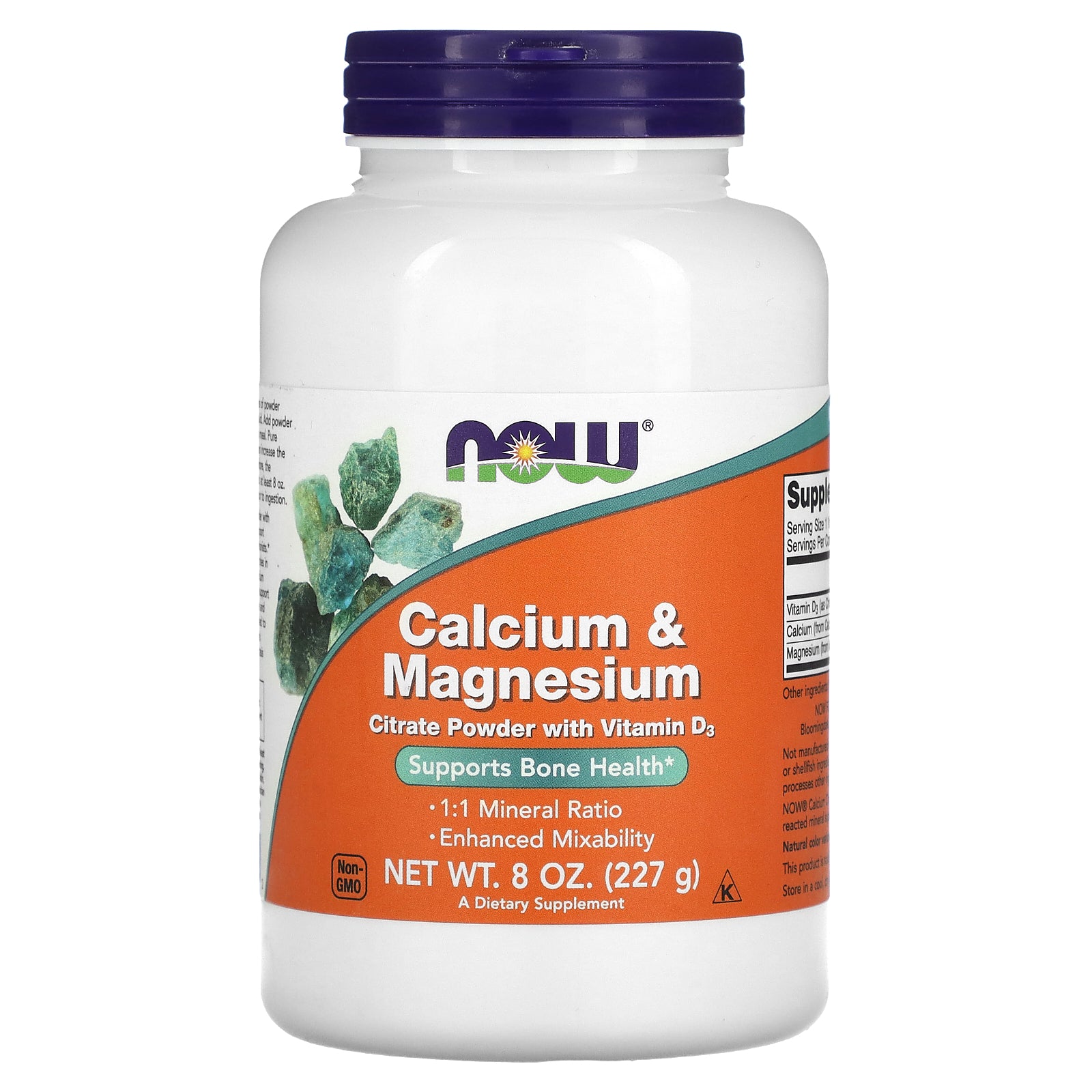 NOW Foods, Calcium & Magnesium, 8 oz (227 g)