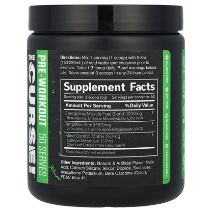 JNX Sports, The Curse!®, Pre-Workout, Green Apple, 8.8 oz (250 g)