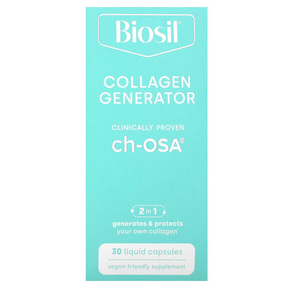 Biosil, Collagen Generator, 30 Liquid Capsules
