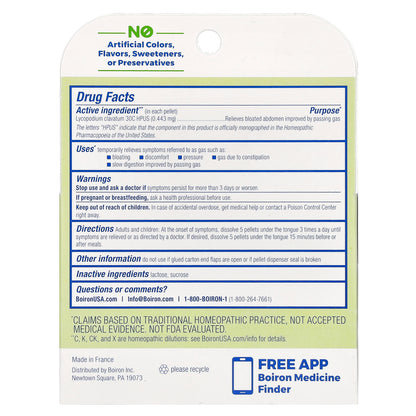 Boiron, Lycopodium, Meltaway Pellets, 30C, 3 Tubes, 80 Pellets Each