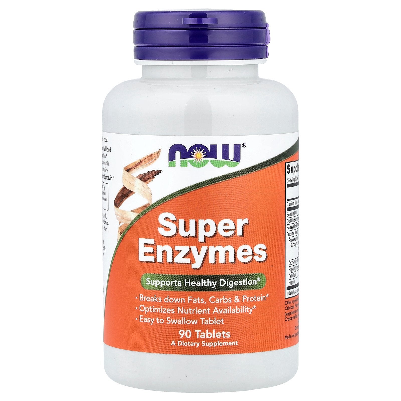 NOW Foods, Super Enzymes, 90 Tablets