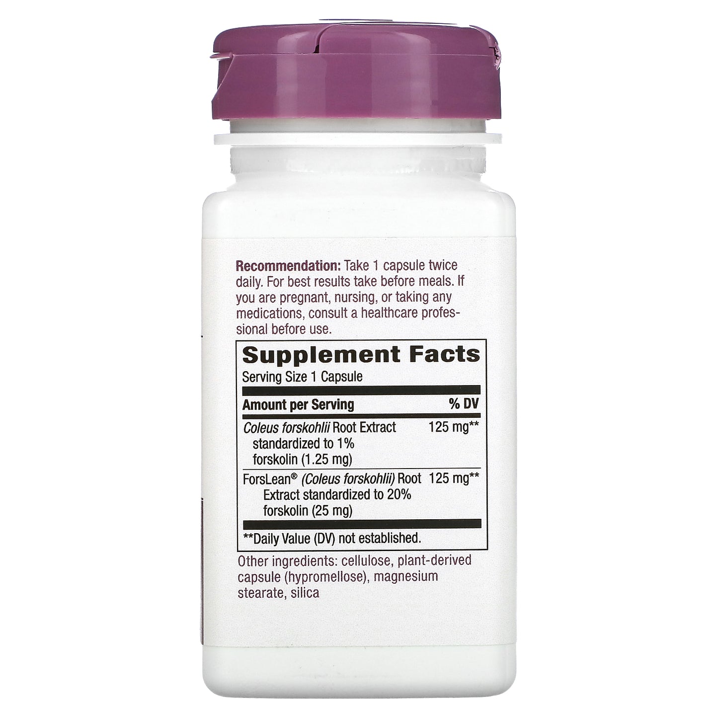 Nature's Way, Forskohlii, 125 mg, 60 Vegan Capsules