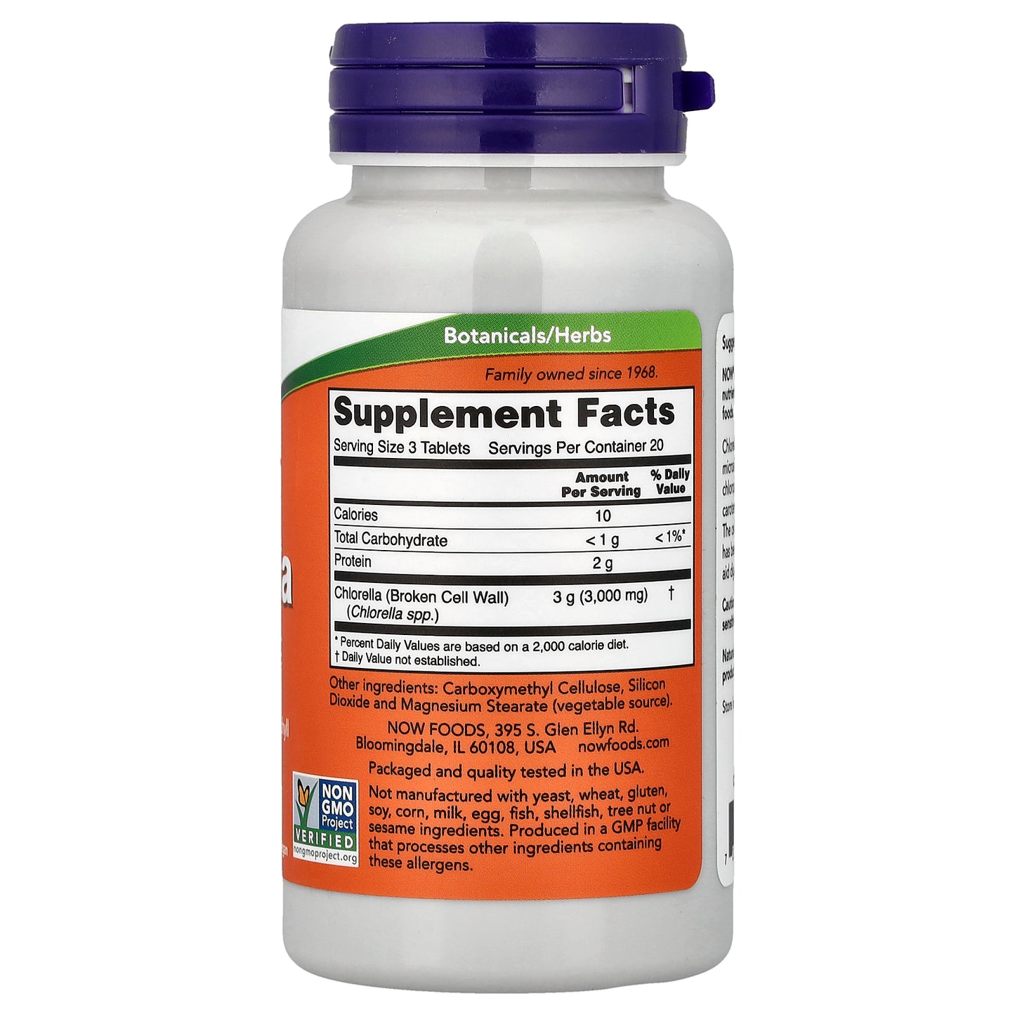 NOW Foods, Chlorella, 60 Tablets (1,000 mg per Tablet)