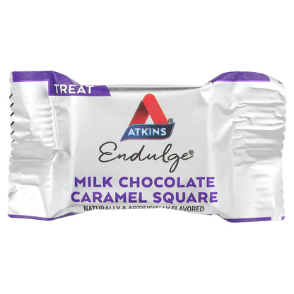 Atkins, Endulge®, Milk Chocolate Caramel Squares, 15 Pieces, 0.41 oz (11.5 g) Each