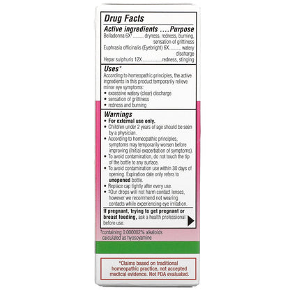 Similasan, Pink Eye Relief, Sterile Eye Drops, 0.33 fl oz (10 ml)