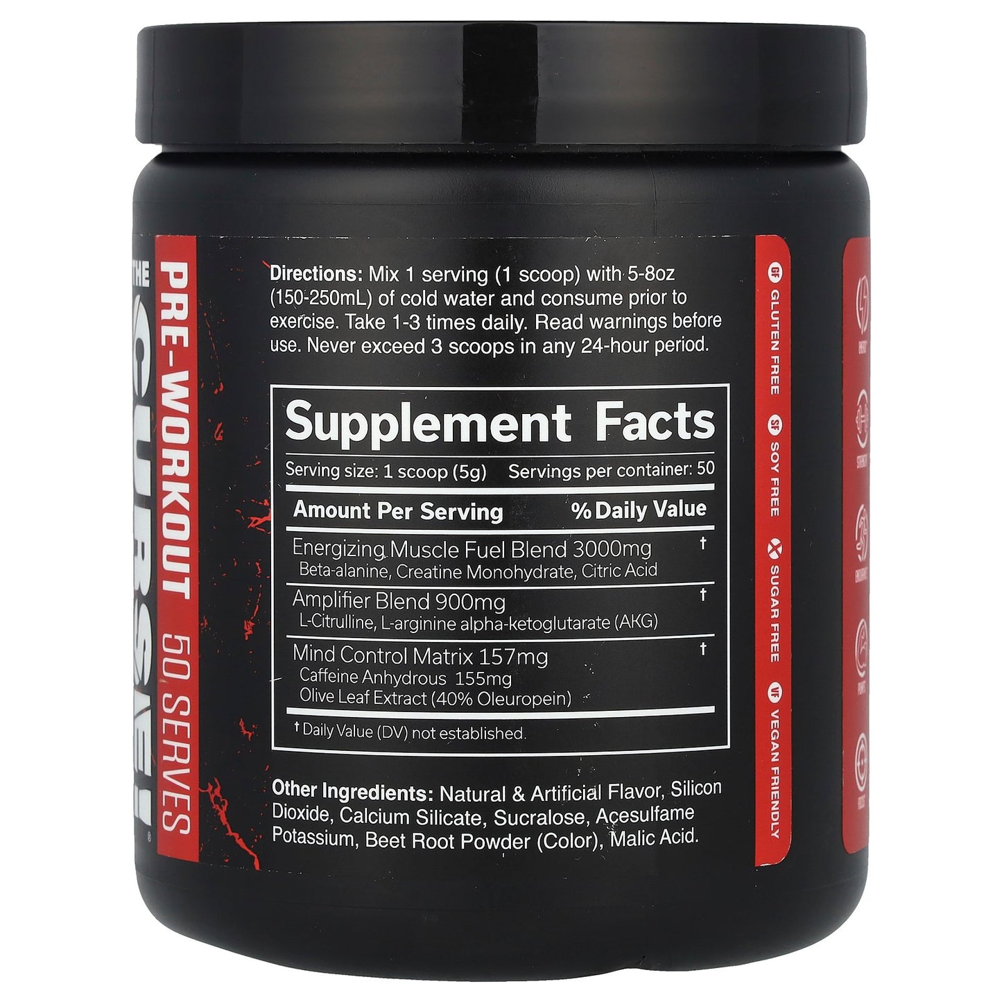 JNX Sports, The Curse!® Pre-Workout, Fruit Punch, 8.8 oz (250 g)