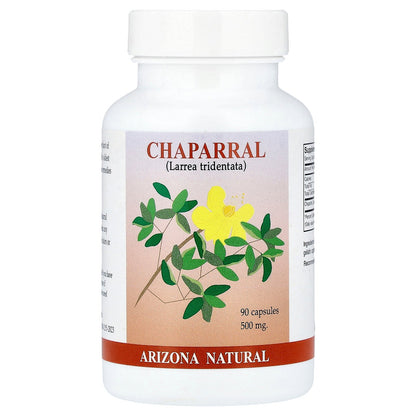 Arizona Natural, Chaparral, 90 Capsules (500 mg per Capsule)