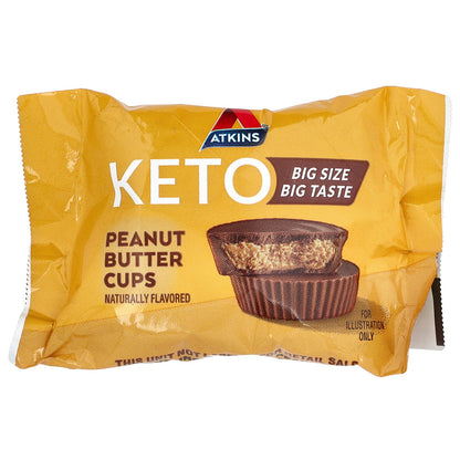Atkins, Keto, Peanut Butter Cups, 8 Cups, 1.06 oz (30 g) Each