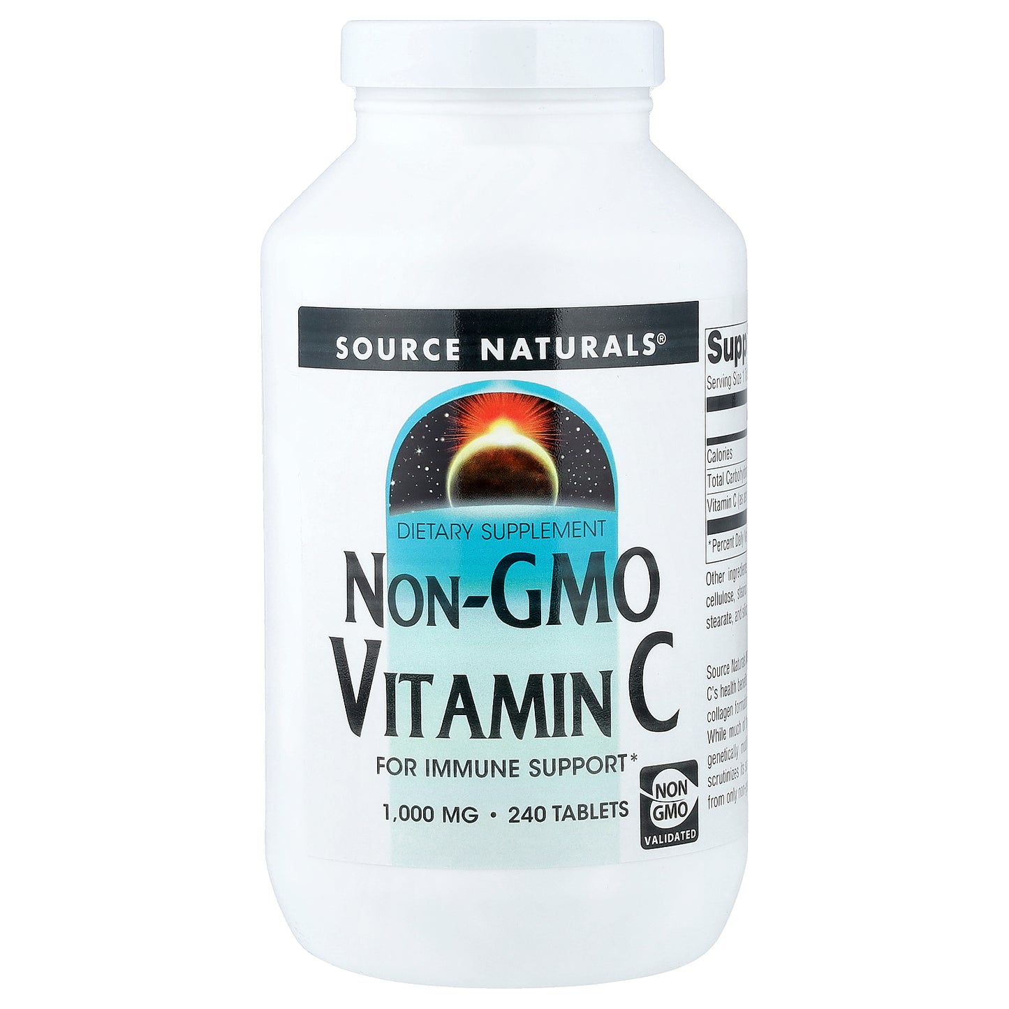 Source Naturals, Non-GMO Vitamin C, 1,000 mg, 240 Tablets