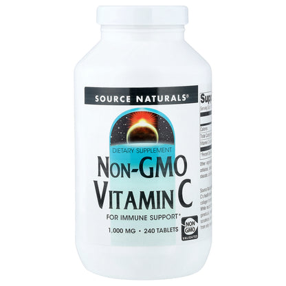 Source Naturals, Non-GMO Vitamin C, 1,000 mg, 240 Tablets