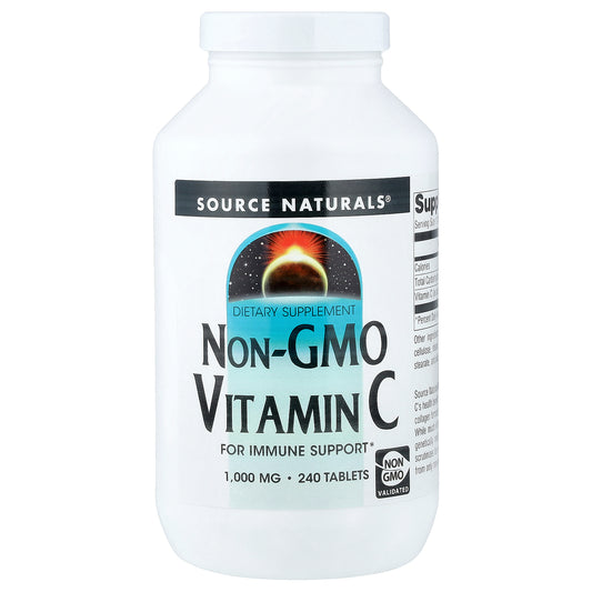 Source Naturals, Non-GMO Vitamin C, 1,000 mg, 240 Tablets