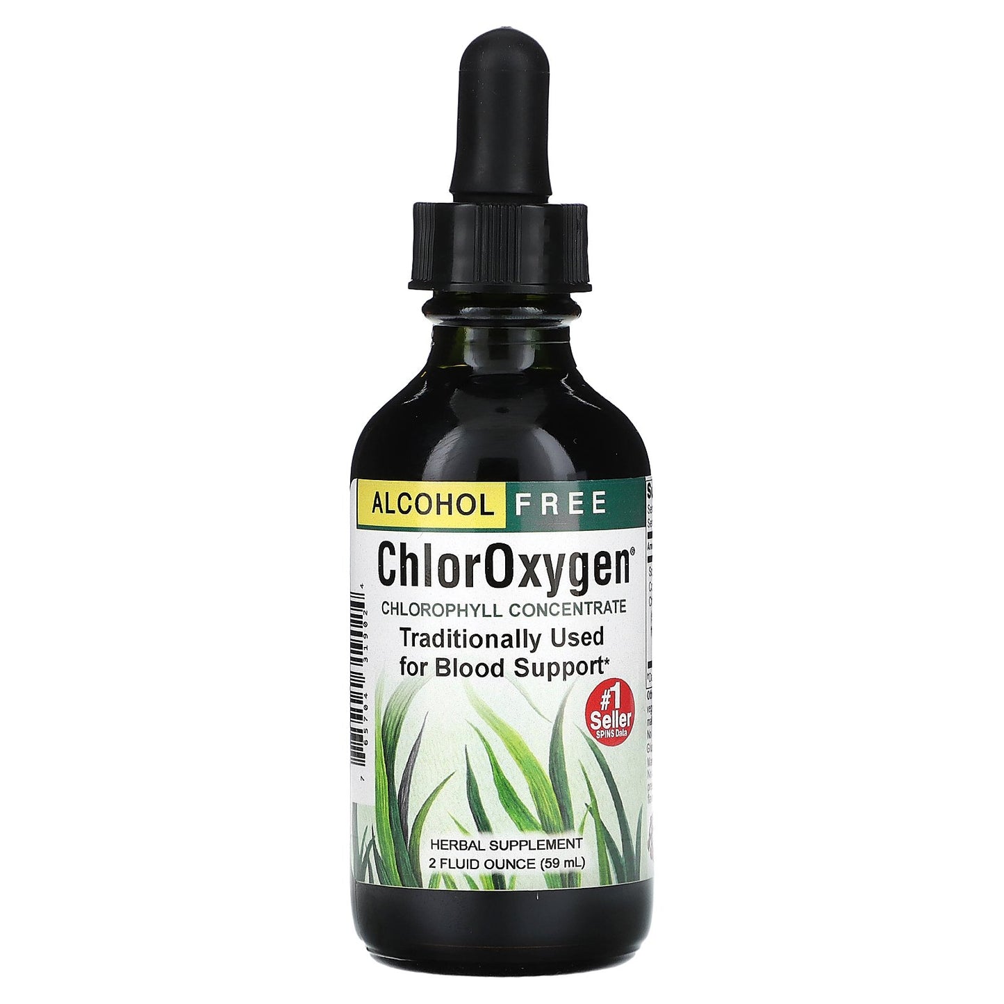 Herbs Etc., ChlorOxygen®, Chlorophyll Concentrate, Alcohol Free, 2 fl oz (59 ml)