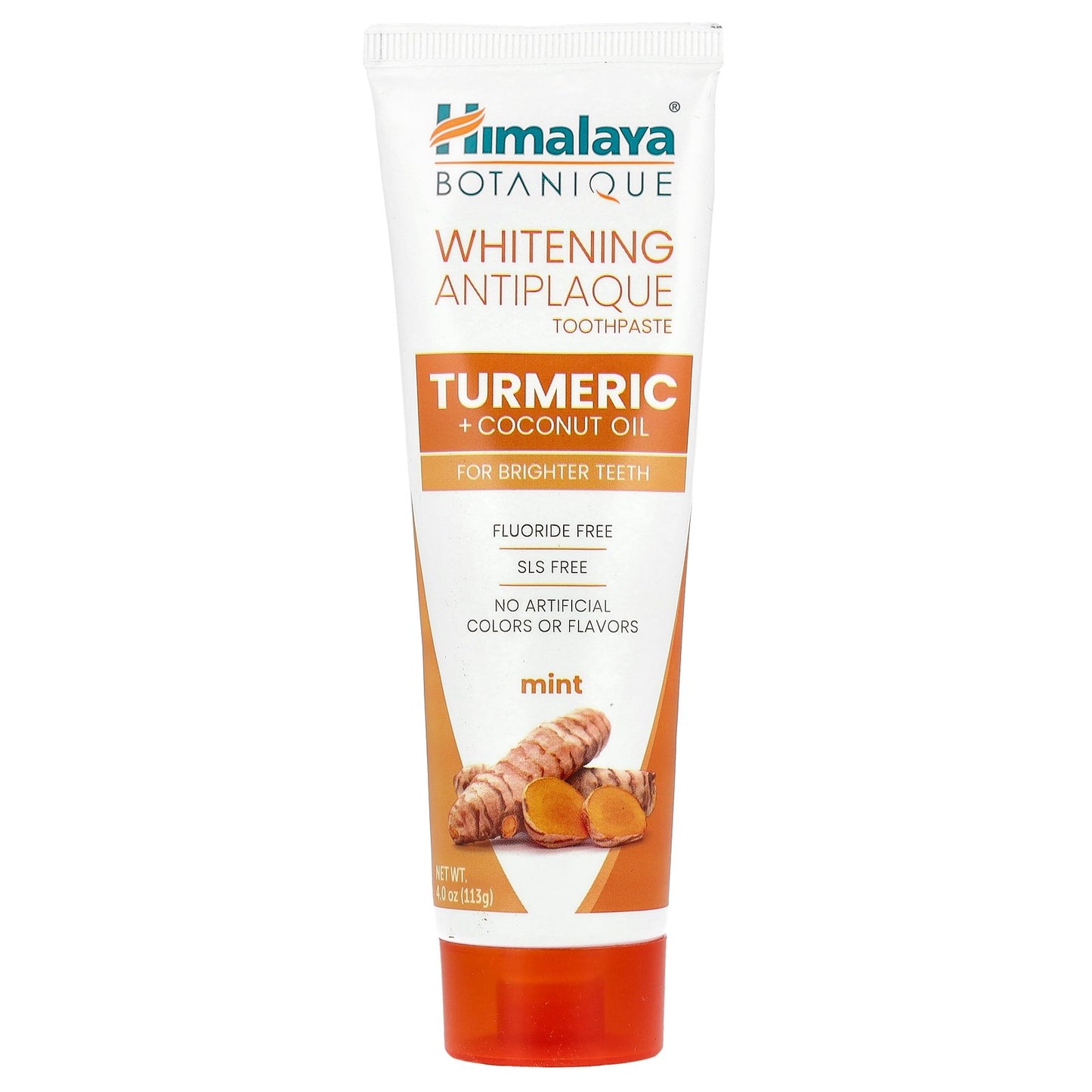 Himalaya, Whitening Antiplaque Toothpaste, Turmeric + Coconut Oil, Mint ,  4 oz ( 113 g)