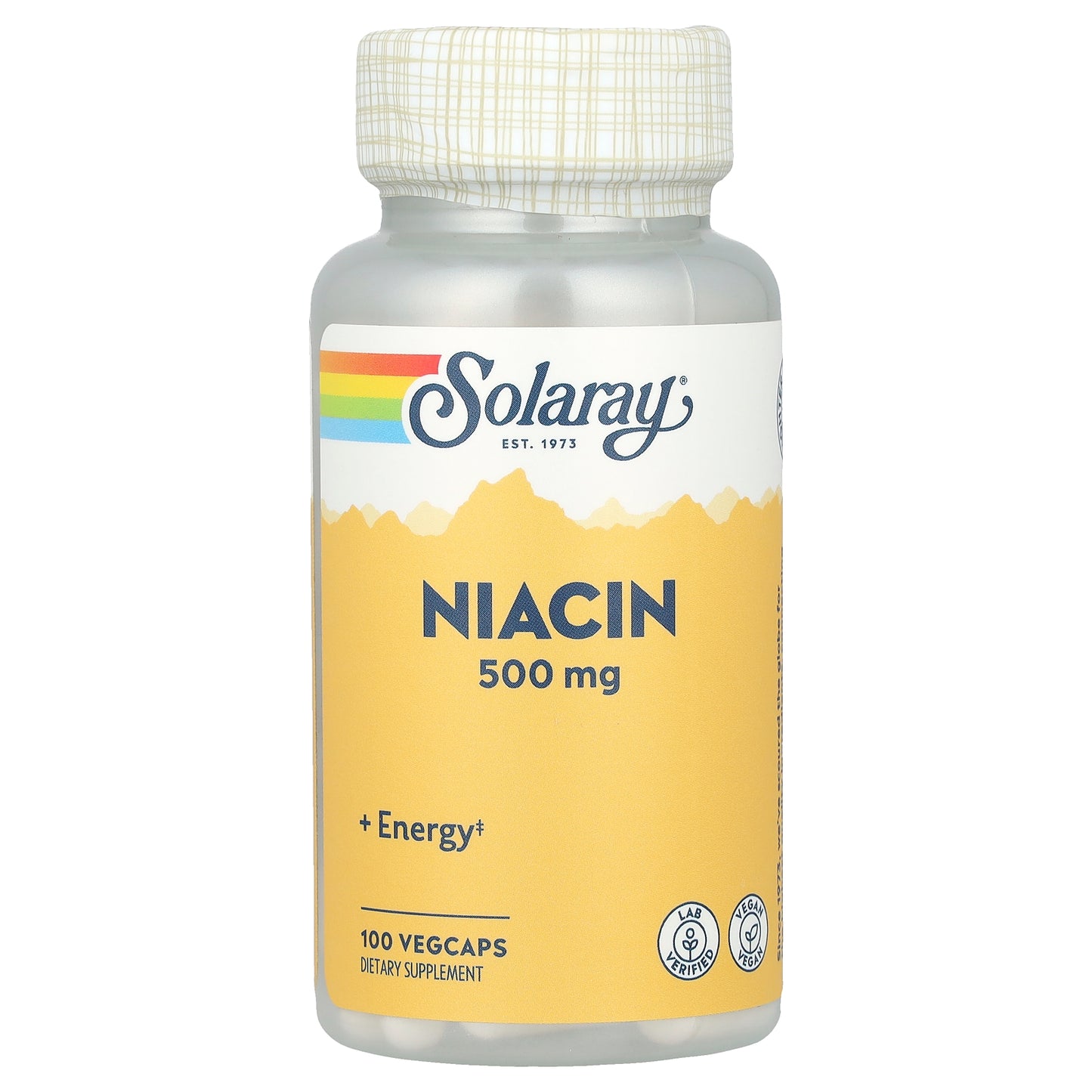 Solaray, Niacin, 500 mg, 100 VegCaps