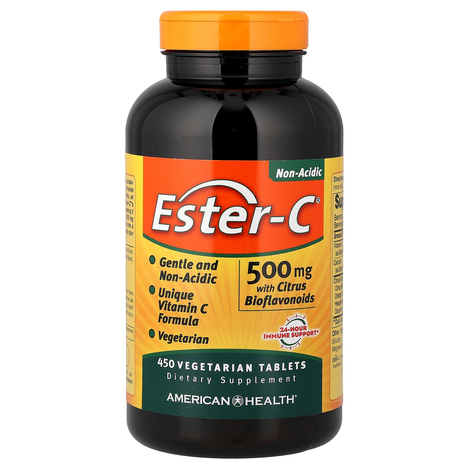 American Health, Ester-C® with Citrus Bioflavonoids, 500 mg, 450 Vegetarian Tablets