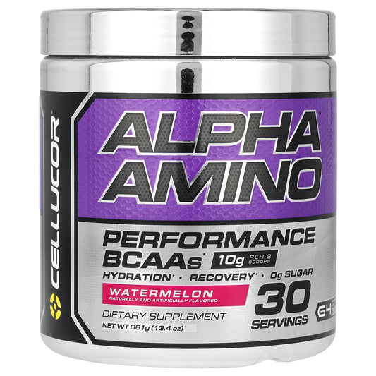 C4 / Cellucor, Alpha Amino™, Performance BCAAs, Watermelon, 13.4 oz (381 g)