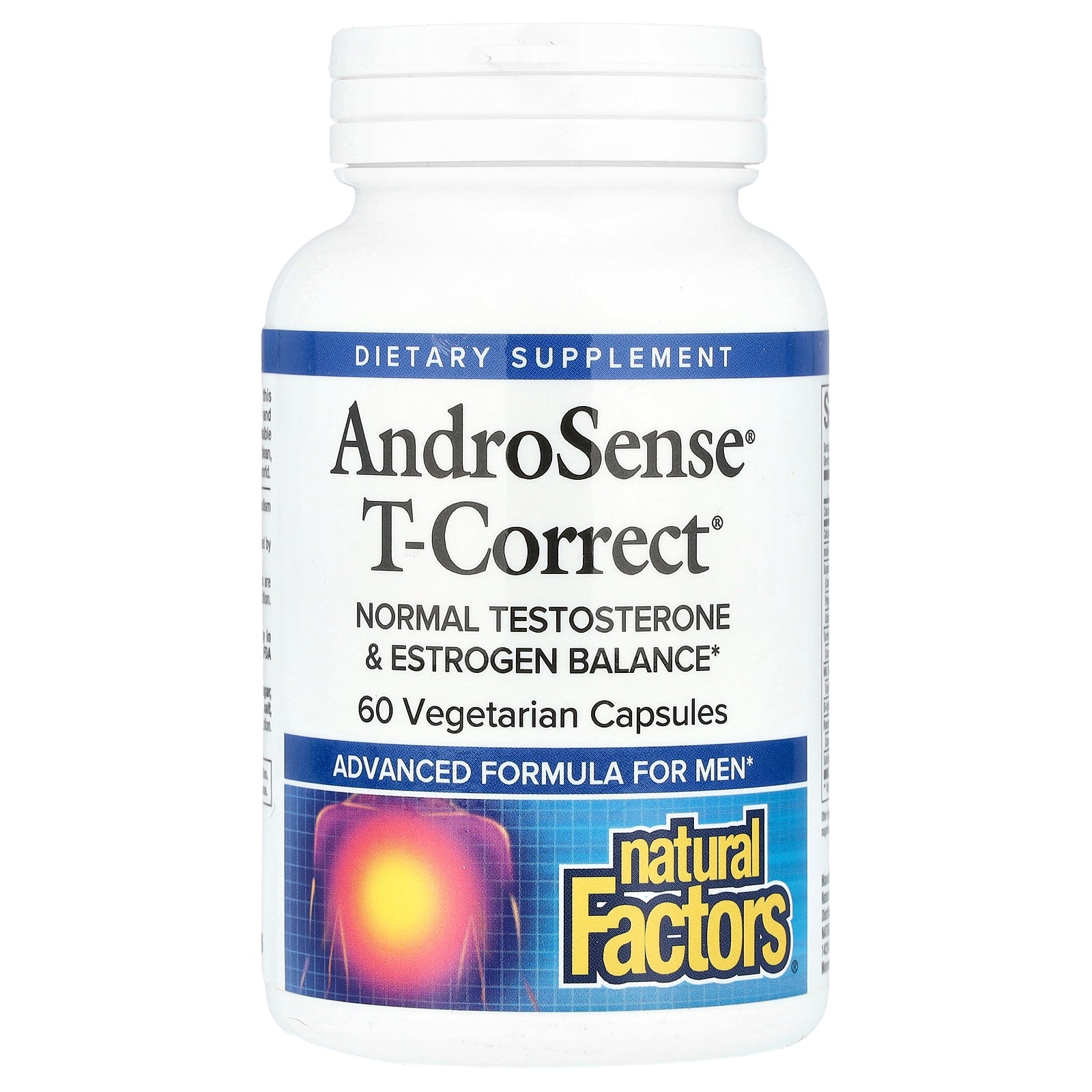 Natural Factors, AndroSense® T-Correct, 60 Vegetarian Capsules