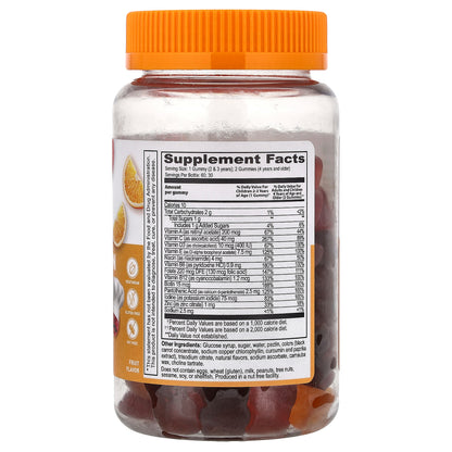 Lifeable, Kids Multivitamin Gummies, Natural Fruit, 60 Gummies