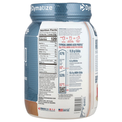 Dymatize, ISO100® Hydrolyzed, 100% Whey Protein Isolate, Gourmet Chocolate, 1.43 lb (650 g)