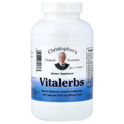 Christopher's Original Formulas, Vitalerbs, 180 Capsules