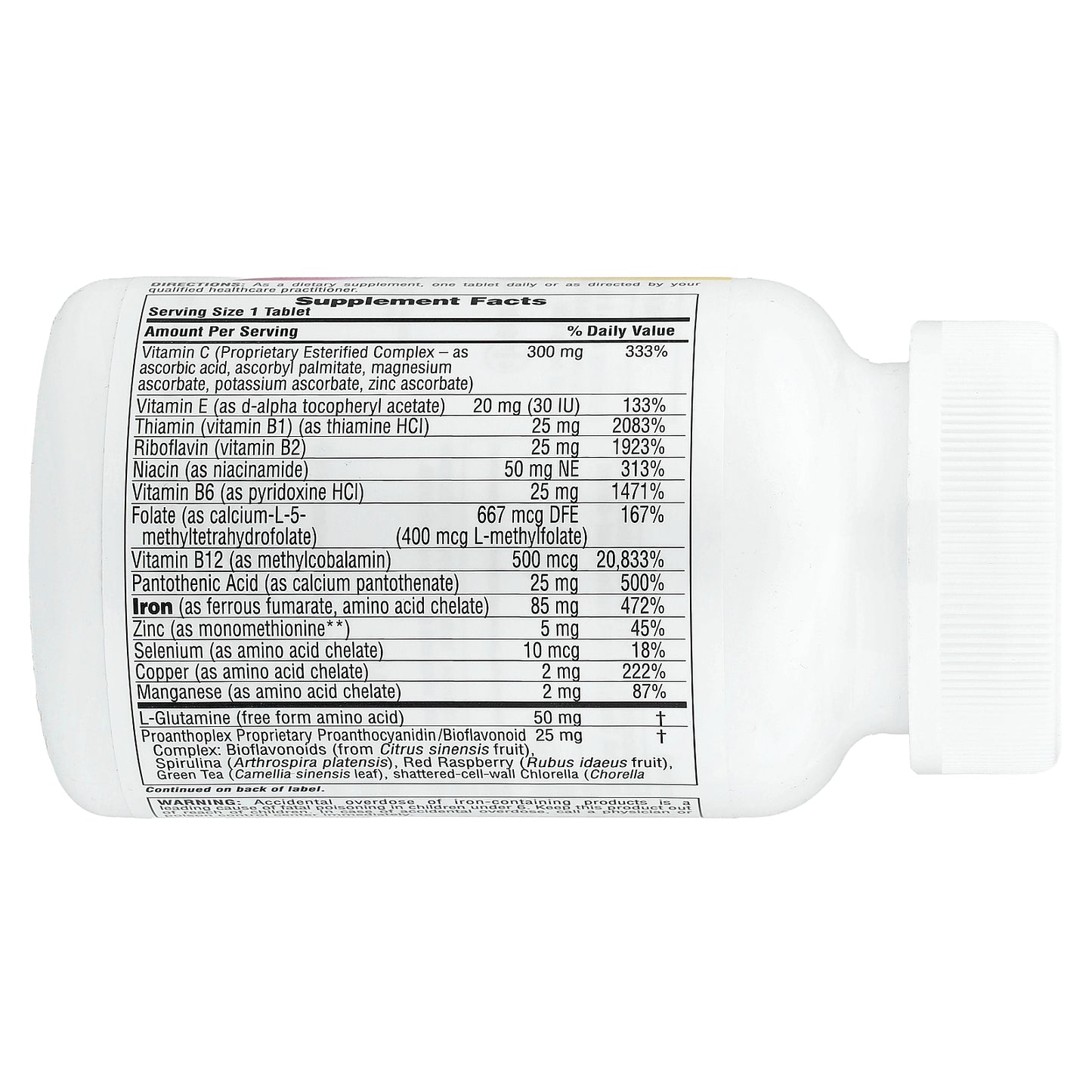 NaturesPlus, Hema-Plex, Iron with Essential Nutrients for Healthy Red Blood Cells , 60 Slow-Release Tablets