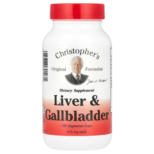 Christopher's Original Formulas, Liver & Gallbladder, 415 mg, 100 Vegetarian Caps