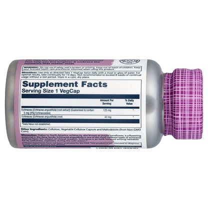 Solaray, Vital Extracts, Echinacea Angustifolia, 60 VegCaps