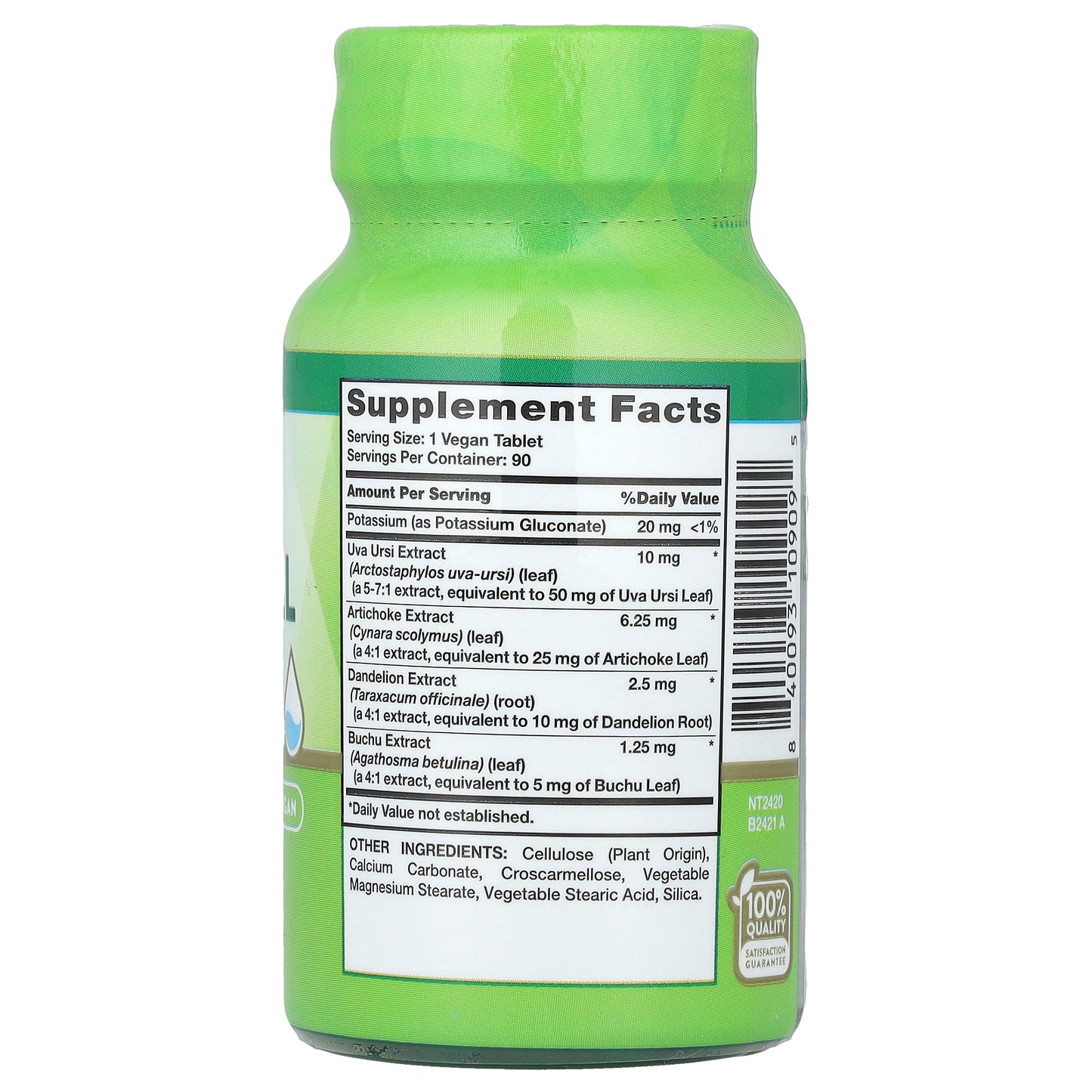 Nature's Truth, Water Pill with Potassium, Caffeine Free, 90 Tablets