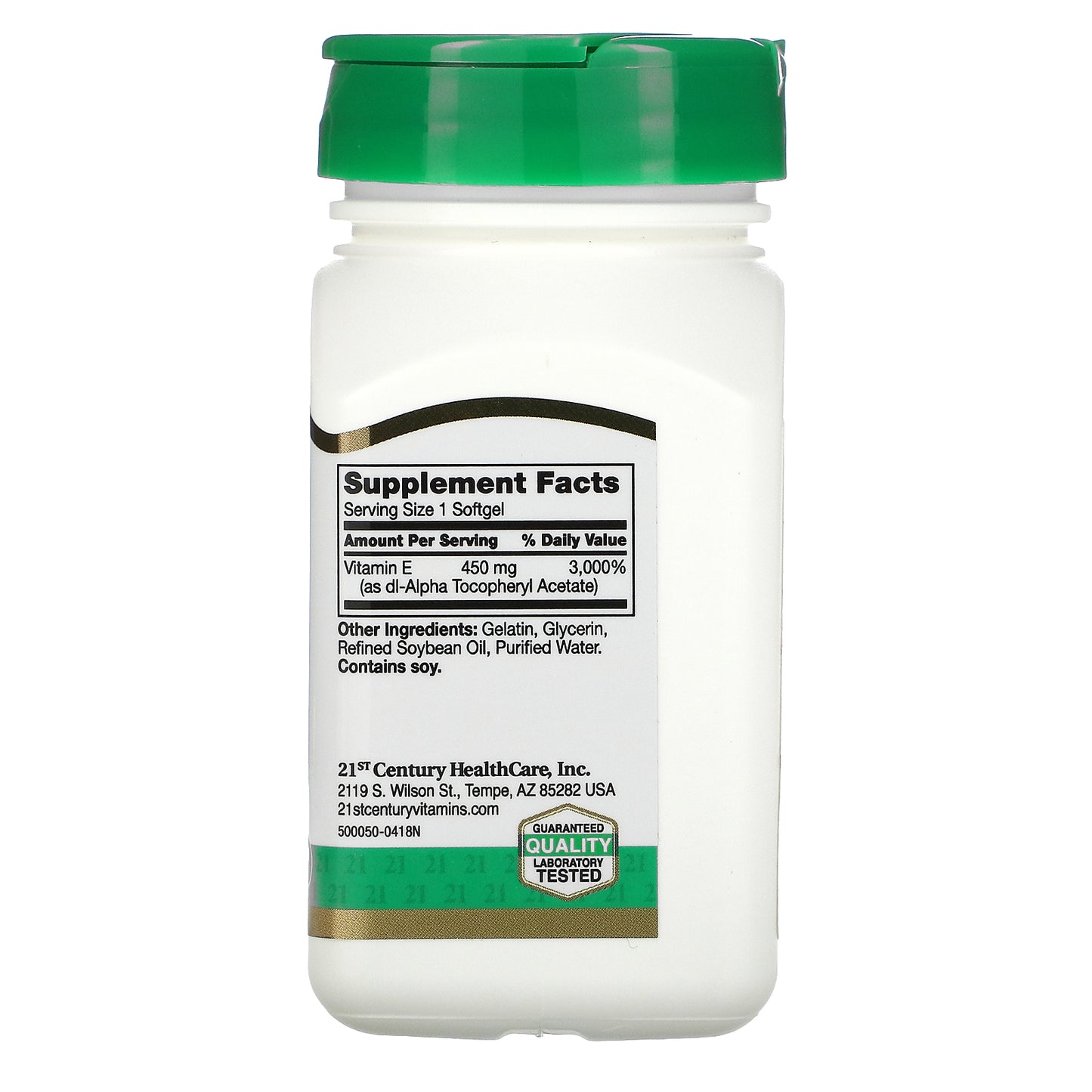 21st Century, Vitamin E, 450 mg (1,000 IU), 55 Softgels