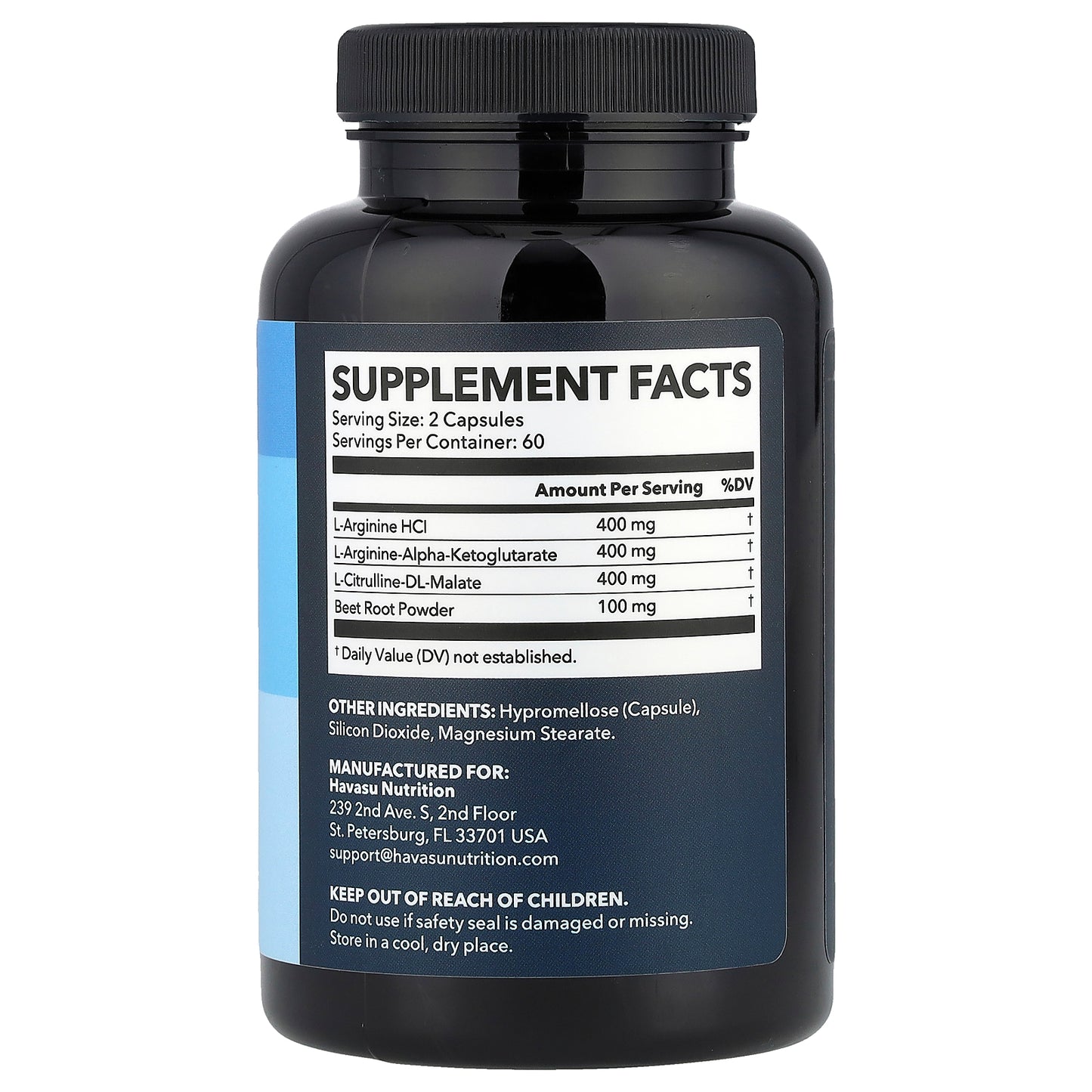 Havasu Nutrition, L-Arginine + Citrulline Amino Acid, 120 Capsules