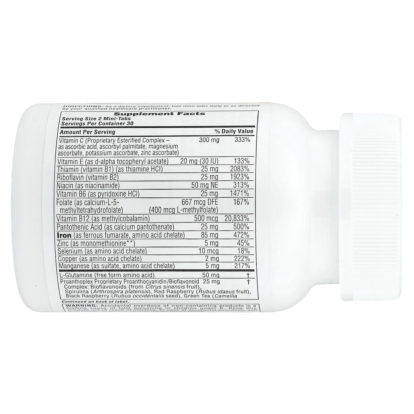 NaturesPlus, Hema-Plex, Iron with Essential Nutrients for Healthy Red Blood Cells, 60 Slow Release Mini Tabs