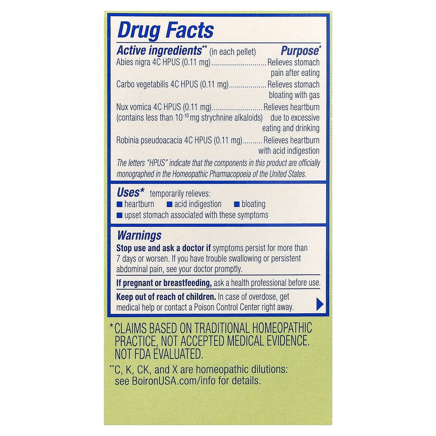 Boiron, Acidil On The Go, Multi-Symptom Heartburn Relief, 2 Portable Tubes, 80 Pellets Each