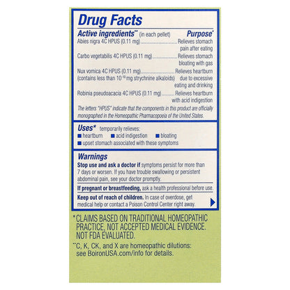 Boiron, Acidil On The Go, Multi-Symptom Heartburn Relief, 2 Portable Tubes, 80 Pellets Each