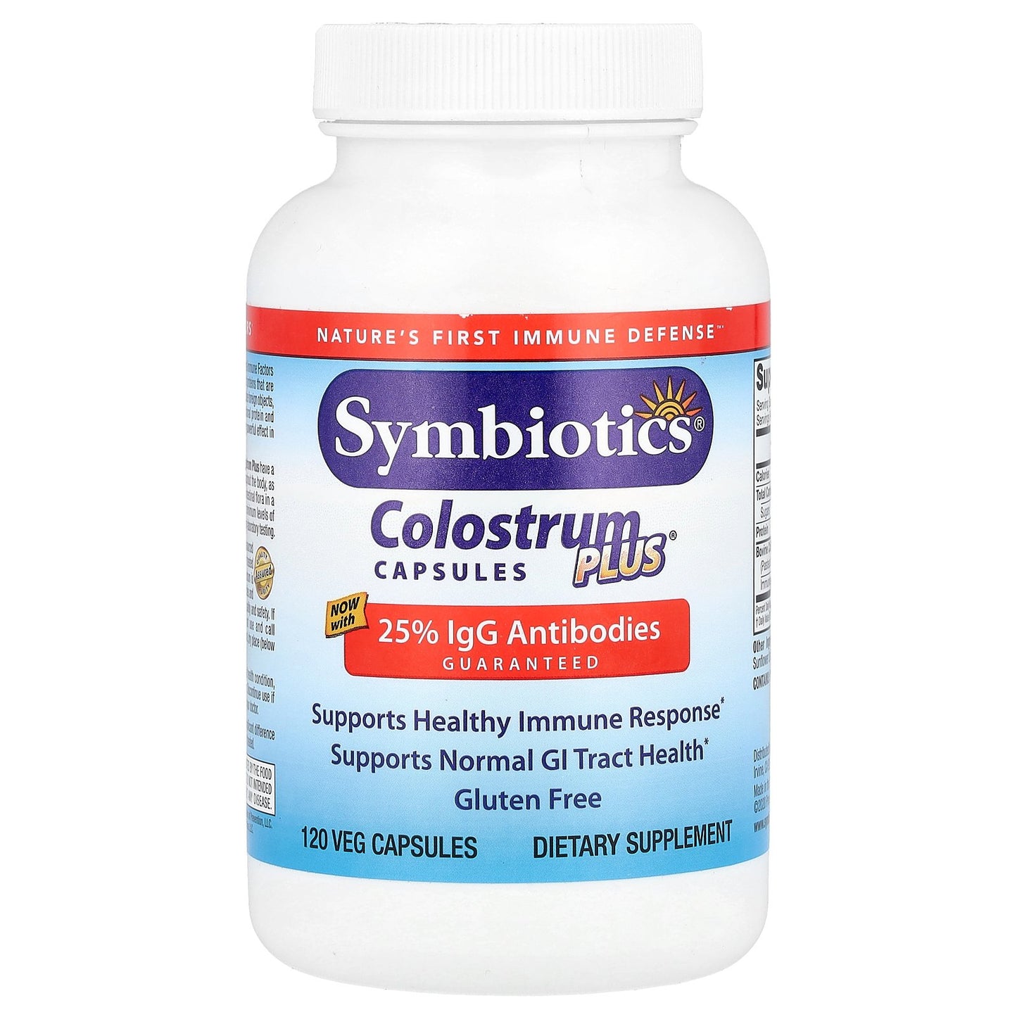Symbiotics, Colostrum Plus®, 120 Veg Capsules