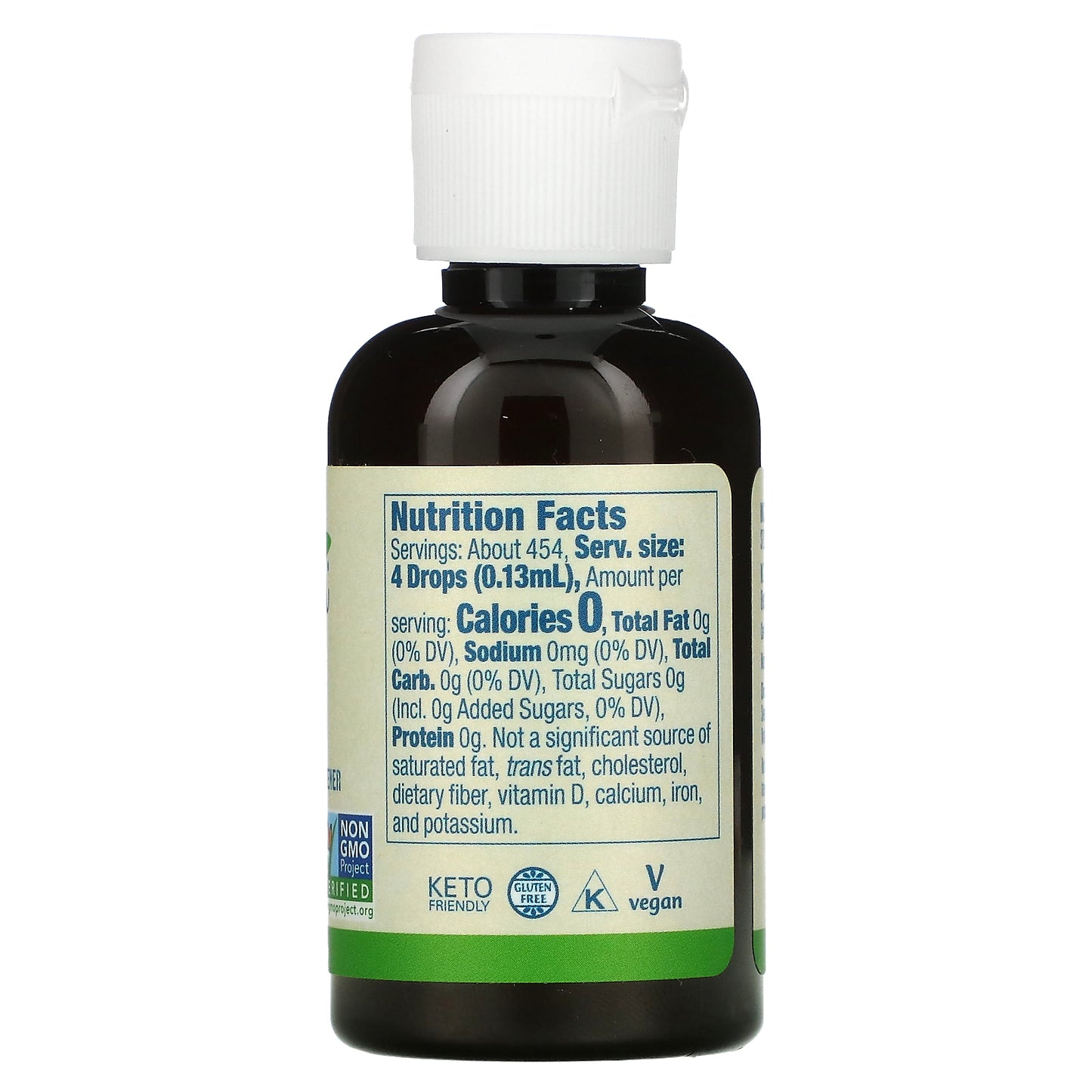 NOW Foods, Organic Better Stevia, Zero-Calorie Liquid Sweetener, 2 fl oz (59 ml)