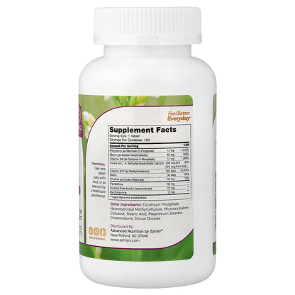 Zahler, Bioactive B-Complex, 120 Time Release Tablets