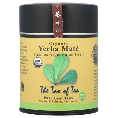 The Tao of Tea, Organic Yerba Mate Tea, 4 oz (114 g)