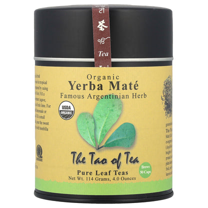 The Tao of Tea, Organic Yerba Mate, 4 oz (114 g)