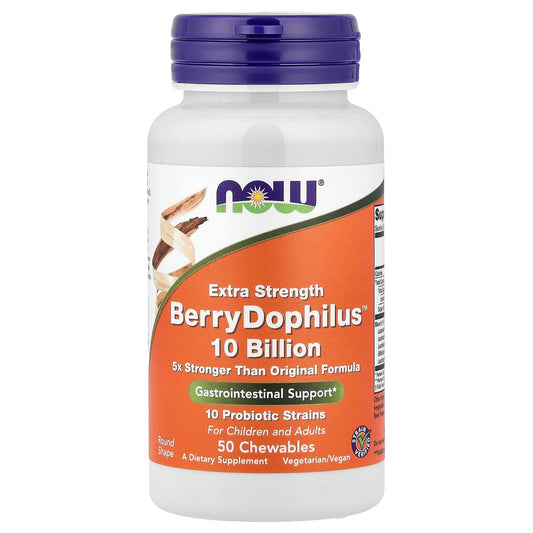 NOW Foods, Berry Dophilus™, 50 Chewables