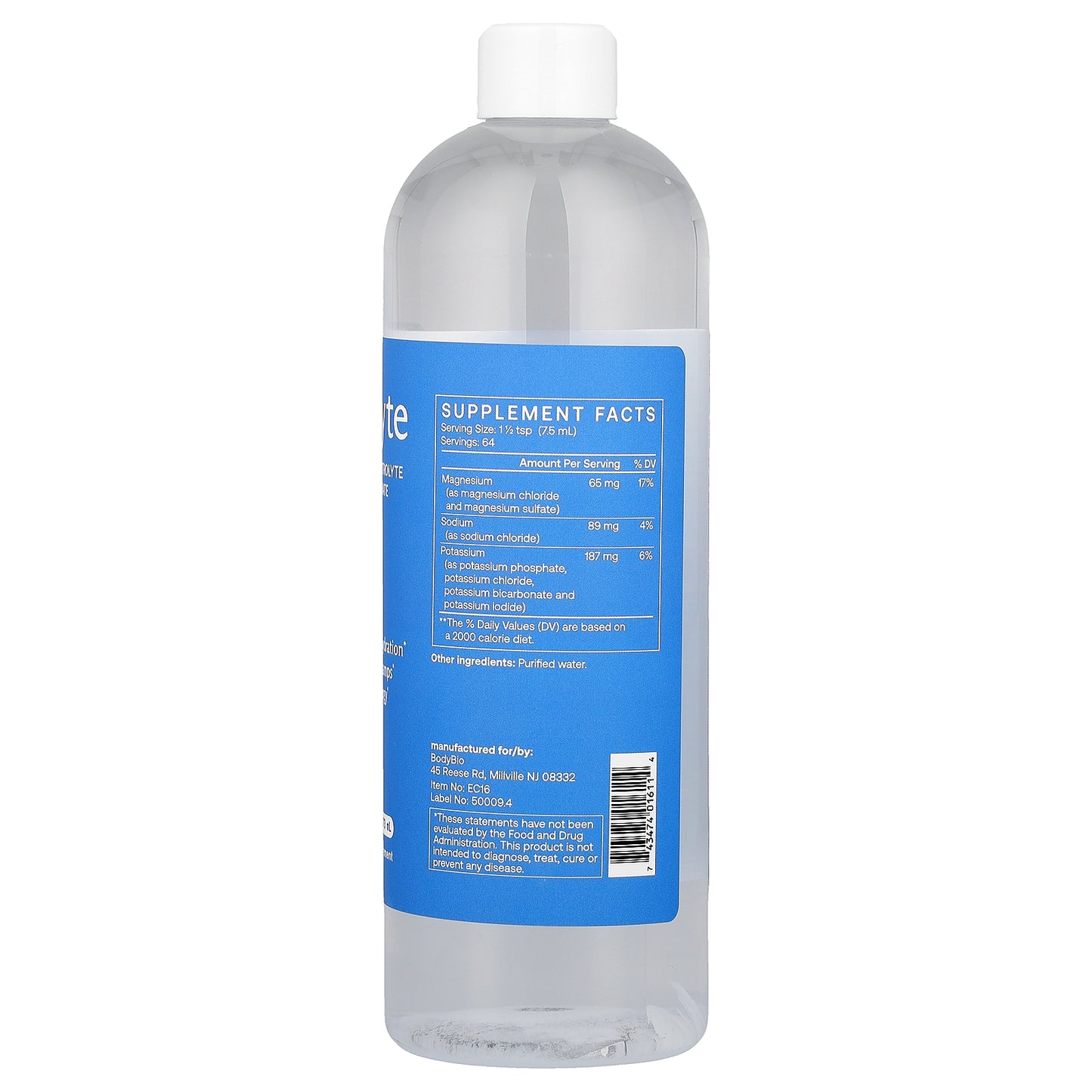 BodyBio, E-Lyte, 16 fl oz (473 ml)