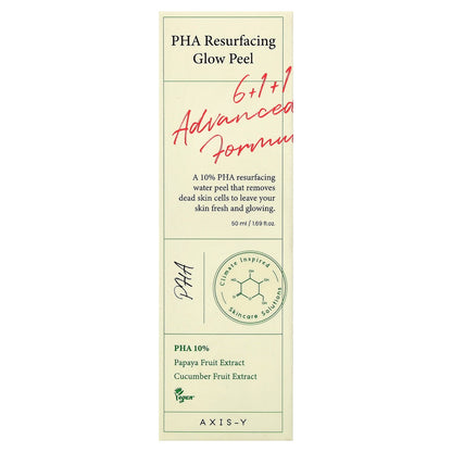 Axis-Y, PHA Resurfacing Glow Peel, 1.69 fl oz (50 ml)